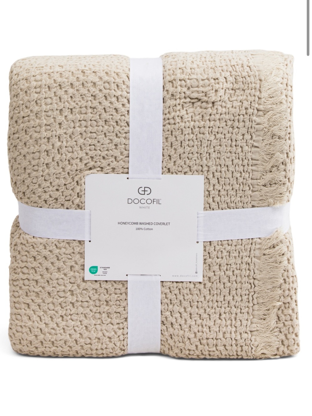 Docofil Honeycomb Cotton Coverlet